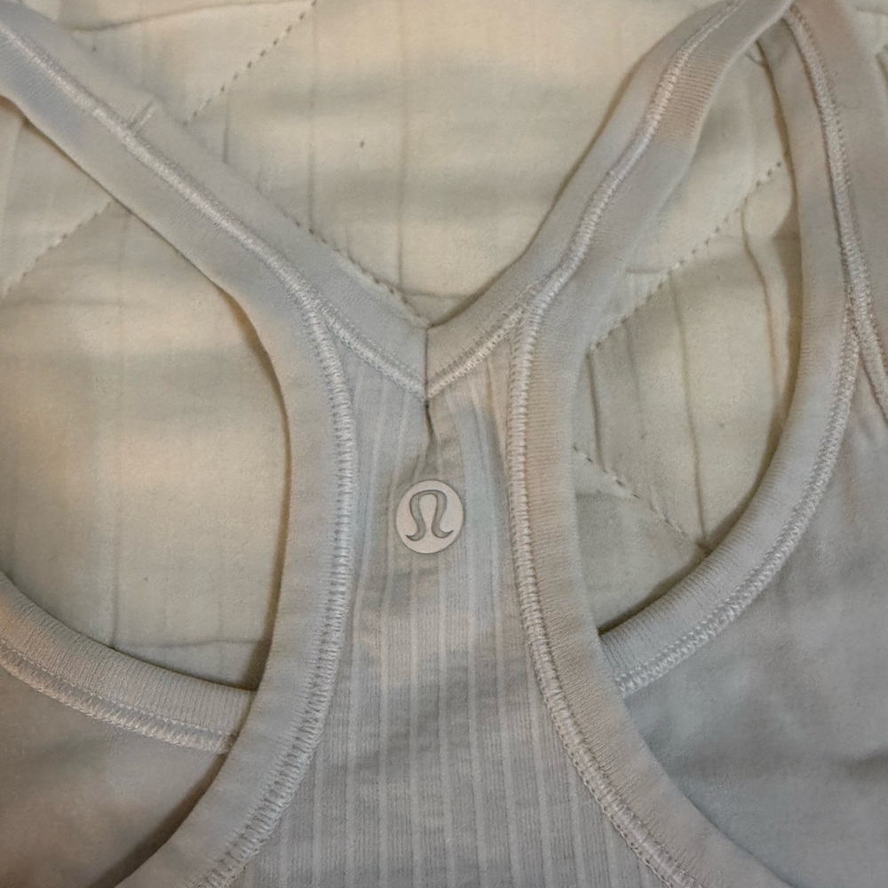White Ribbed Camisole - Picture 4 of 4